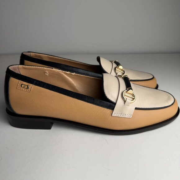 Dune London Loafers Womens Glossi Loafer Beige Size EU 39 US 8.5 - Picture 4 of 12